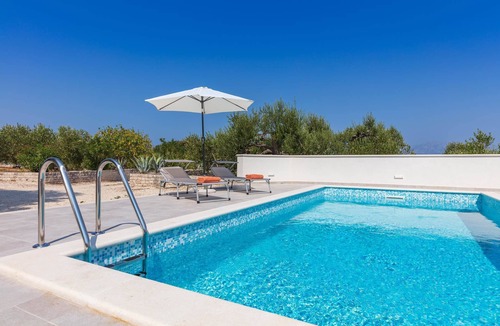 Pucisca Villa | Secluded Villa Dubrava, private pool, olive grove surrounds the villa, Brac Island