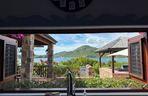 English Harbour House | St Anne's Point, English Harbour 1.5 acre garden, expansive views, giant pool
