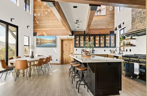 Baldwin Lake House | Steel Pine Lodge A Rustic Mountain Retreat Views
