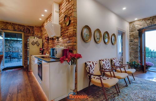 Poljane Villa | Stone villa with large pool, beach, sea view - TRAVELER Reisbeuro Krk. ID 2217