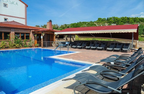Caska Apartment | Studio flat with a swimming pool Caska, Pag (AS-4109-a)