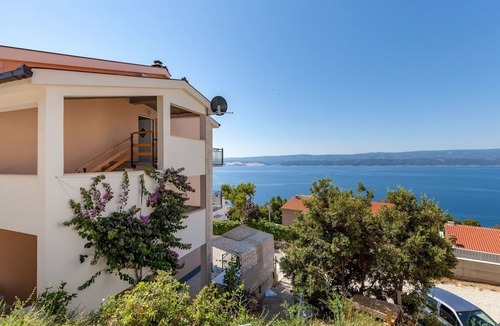 Stanici Apartment | Studio flat with balcony and sea view Stanići, Omiš (AS-17894-c)