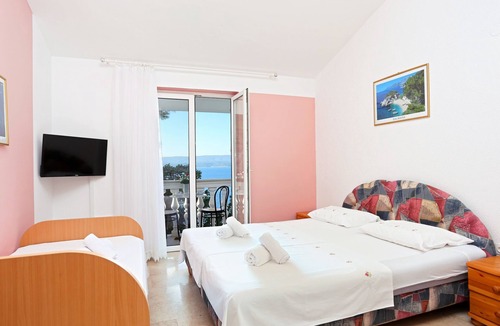 Marusici Apartment | Studio flat with balcony and sea view Marušići, Omiš (AS-18497-b)