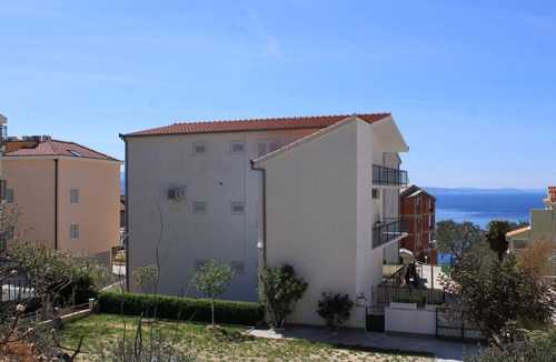 Tice Apartment | Studio flat with balcony and sea view Nemira, Omiš (AS-4652-c)