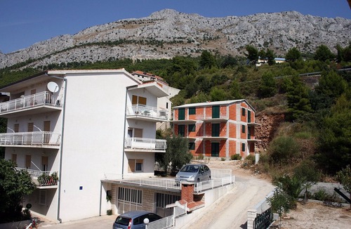 Tice Apartment | Studio flat with balcony and sea view Nemira, Omiš (AS-4652-c)