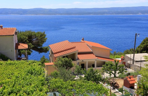 Marusici Apartment | Studio flat with terrace and sea view Marušići, Omiš (AS-1024-c)