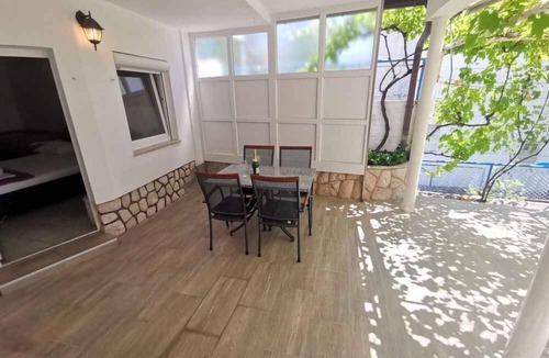 Dramalj Apartment | Studio with terrace and air conditioning