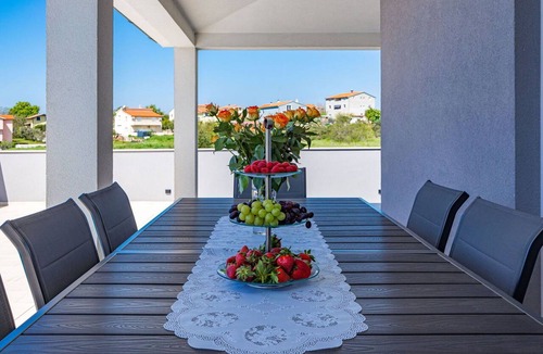 Loborika Villa | Stunning private villa for 8 guests with A/C, WIFI, private pool, TV and terrace