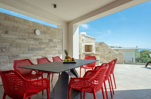 Krnica Villa | Stunning private villa for 7 guests with A/C, WIFI, private pool, TV, terrace and pets allowed