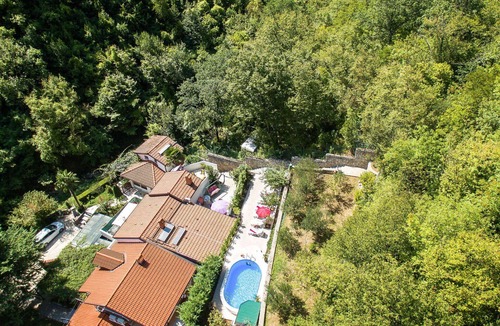 Medveja House | Stunning private villa for 5 guests with A/C, pool, WIFI, TV and terrace