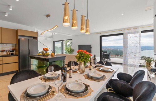 Bregi Villa | Stunning private villa for 10 guests with private pool, hot tub, A/C, WIFI, TV and terrace