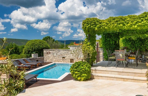 Trgetari Villa | Stunning private villa with private pool, hot tub, WIFI, A/C, TV, terrace and pets allowed