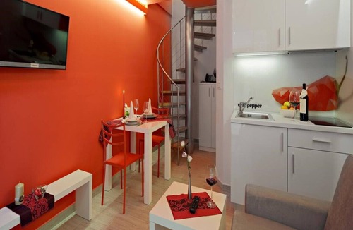 Donji Grad Apartment | The park of the residence in Zagreb Duplex No. 5