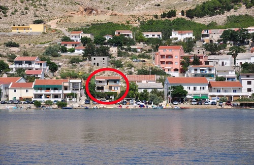 Metajna Apartment | Two bedroom apartment near beach Metajna, Pag (A-6352-c)