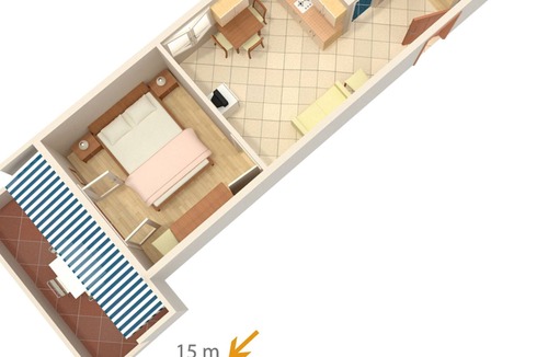 Novalja Apartment | Two bedroom apartment near beach Novalja, Pag (A-4052-a)
