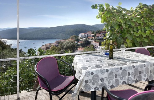Rabac Apartment | Two bedroom apartment with terrace and sea view Rabac, Labin (A-7474-b)