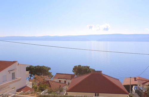 Stanici Apartment | Two bedroom apartment with terrace and sea view Stanići, Omiš (A-2764-a)