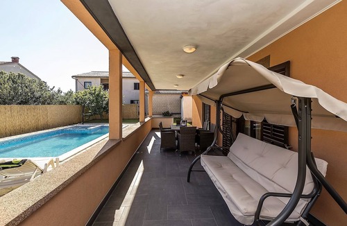 Loborika Other | Two bedrooms ground floor apartment with private pool and garden near Pula