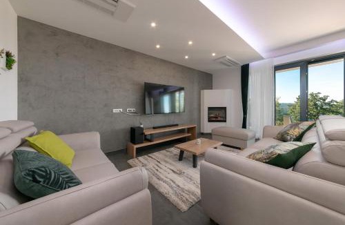 Sveta Nedelja Villa | Villa Althea for 8 persons near Labin with 35 m2 heated pool, kids playground & large garden