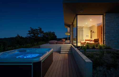 Kircija Villa | Villa bOx in Central Istria for 14 persons with wellness, 54 m2 heated pool, & kids playground