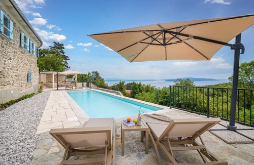 Veprinac Villa | Villa Castello di Papa – Luxury, Tradition, and Breathtaking Views in One - private pool, sauna, bocce court