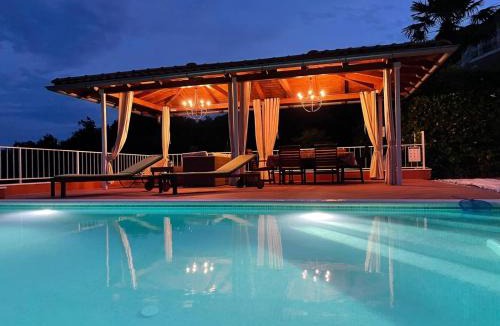 Lovran Villa | VILLA LOVRAN - 150 m to the beach - infinity pool - incredible sea view - fitness gym