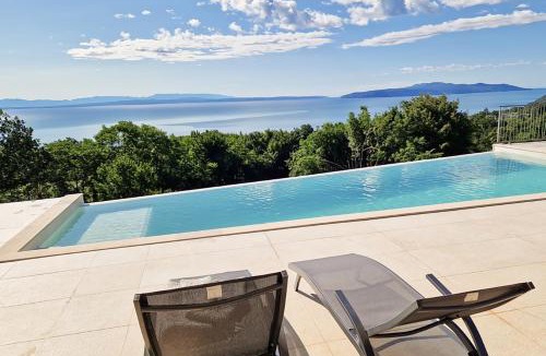 Poljane Villa | Villa Maritima Opatija-Meerblick-Infinity Pool-Luxus-Relax