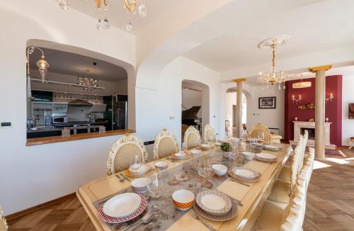 Pobri Villa | Villa Piano with Stunning View, heated outdoor pool & gaming room