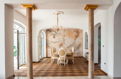 Pobri Villa | Villa Piano with Stunning View, heated outdoor pool & gaming room