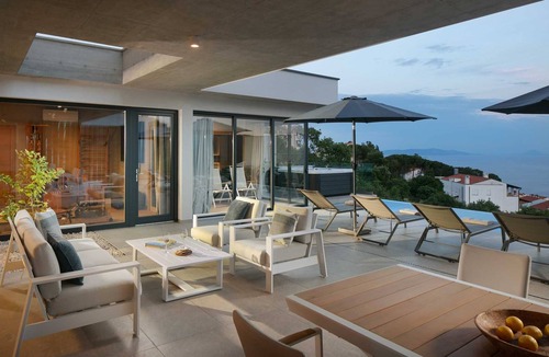 Rabac Villa | Villa Verde Horizon - new villa with gorgeous views, private pool, spa and a Jacuzzi by MyWaycation