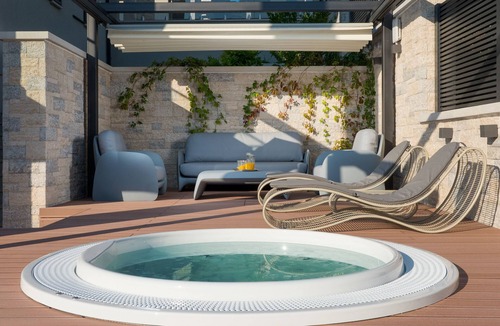 Duga Luka Villa | Villa Vlastelini II near Labin - Rabac with sea view, beachfront and wellness