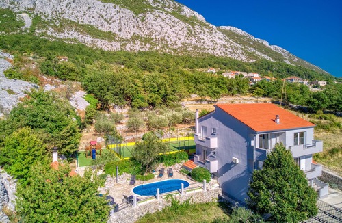 Gata Villa | Villa with heated pool,football/tennis playground,Gym with sauna