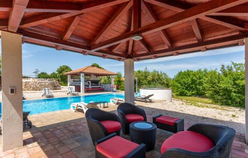 Sveti Vid Dobrinjski Villa | Villa With Pool, Jacuzzi, Sauna, Fitness, Playground & Wine Cellar