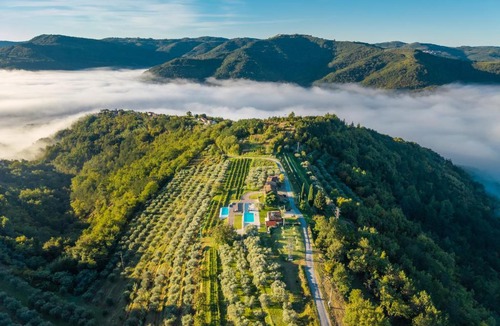 Sveti Bartol Villa | Villa with Private Pool & Lake View near Motovun, Casa Mille Olivi Heritage