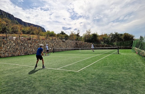 Bribir Villa | VinodolSun Villa Mediterran; luxury for 14 pers. Pool, sauna, tennis, outdoor kitchen