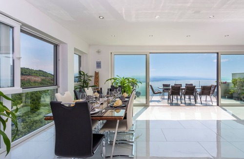 Veprinac Villa | White Pearl Diamond – Luxury Villa with Pool & Sea View in Opatija, Croatia