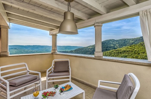 Golubici Villa | Wonderful private villa with private pool, hot tub, A/C, WIFI, TV, terrace and panoramic view