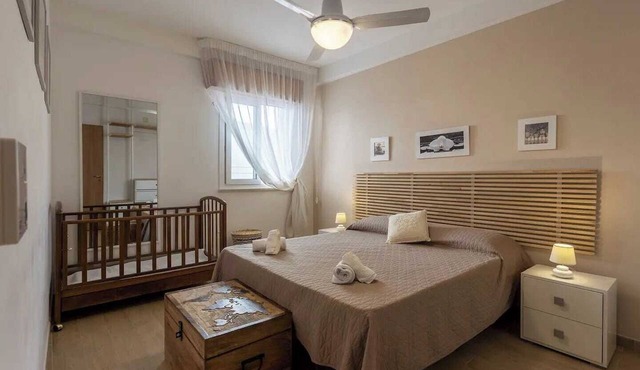 A cozy home in a quiet part of town, 200 meters from the sea as the crow flies