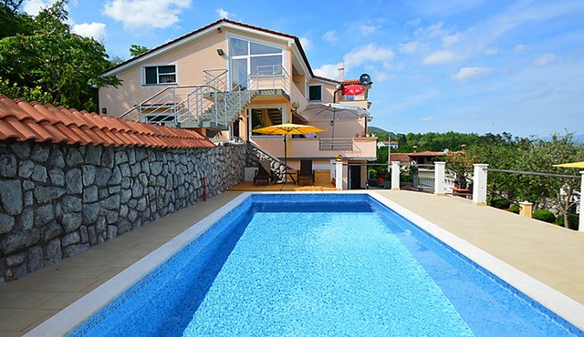 Above Opatija A4. pool with relaxed panoramic view.