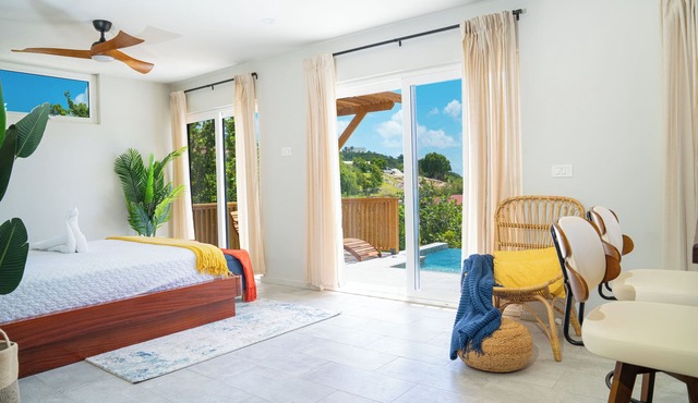 Affordable luxury, with runway views and tropical breeze.