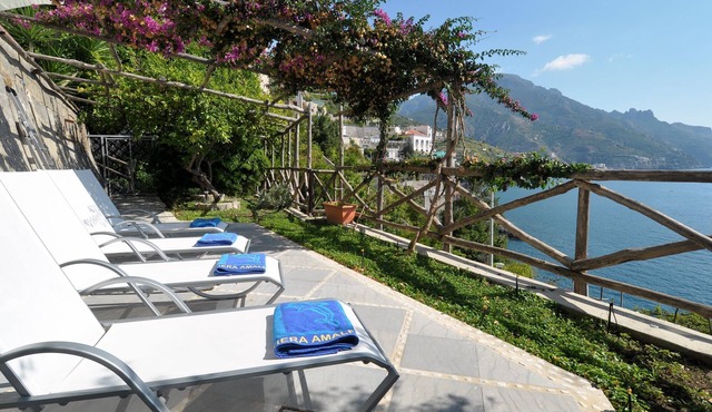 Amalfi Coast - Il Monaco, Three Bedrooms villa with equipped platform on the sea
