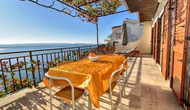 Apartment in Pisak with Seaview, Terrace, Air condition, WIFI (77-4)
