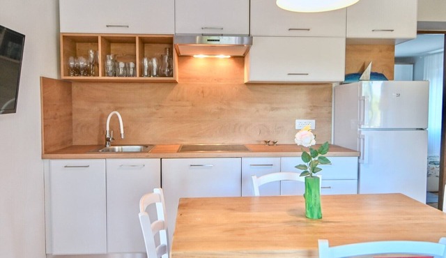 Apartment NERISSA with sea view by the sea in Nerezine