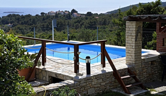Apartment Toni - with pool and view: A4(4) - Maslinica, Island Solta, Croatia