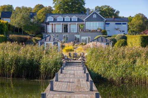 Architectural Waterfront Villa with Pool & Sauna