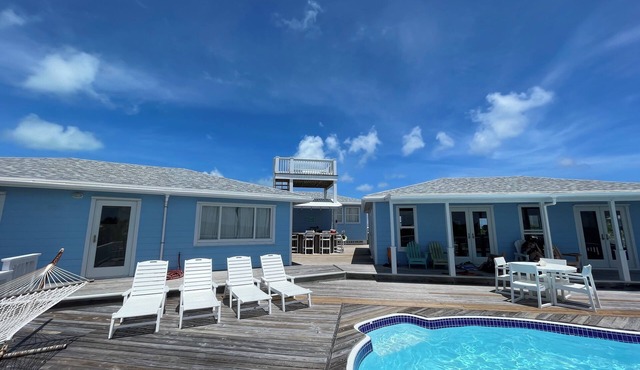 Barefoot Bay - beach house w/3 pods, views of Atlantic Ocean & Sea of Abaco
