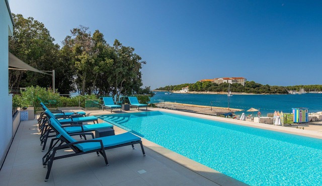 Beachfront Villa Naviblue with Pool