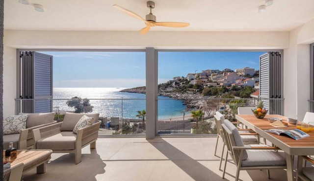 Beachside Villa Oro - on the beach, with private MAGNA pool by MyWaycation