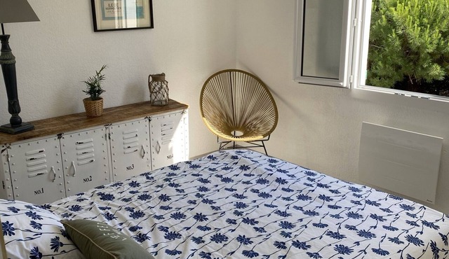 Beautiful 65m2 2-bedroom apartment, 200m from the beach on foot