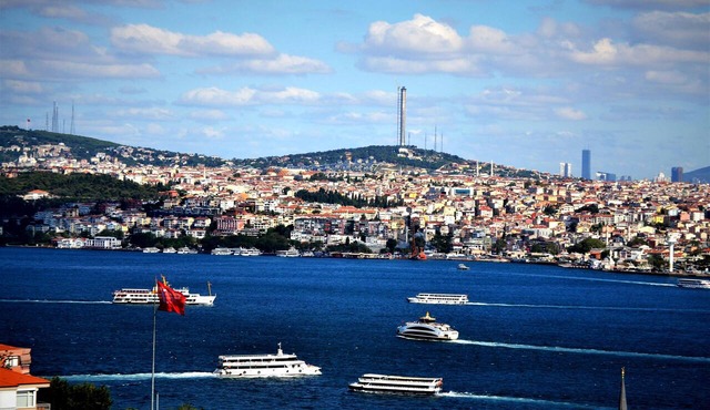 Breathtaking Bosphorus View Apartment in Cihangir